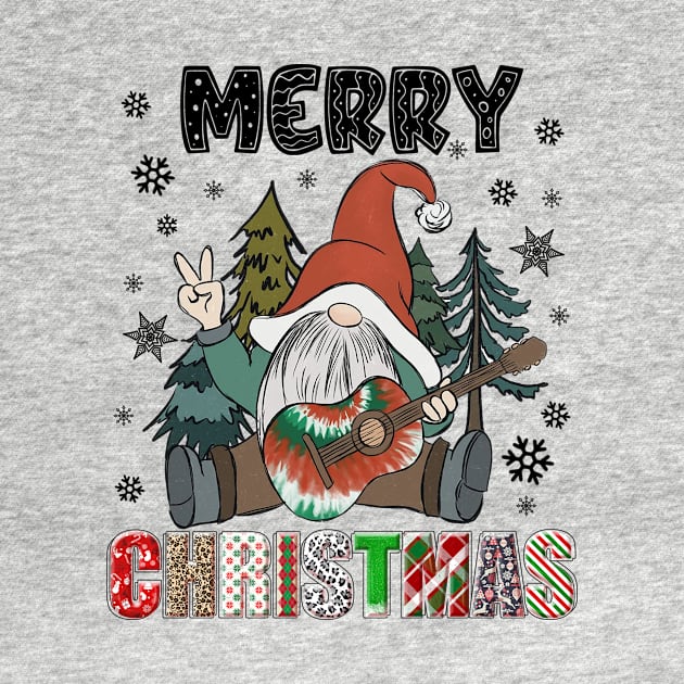 Merry Christmas Gnome Family Funny Xmas Tree Women Men Kids by JennyArtist